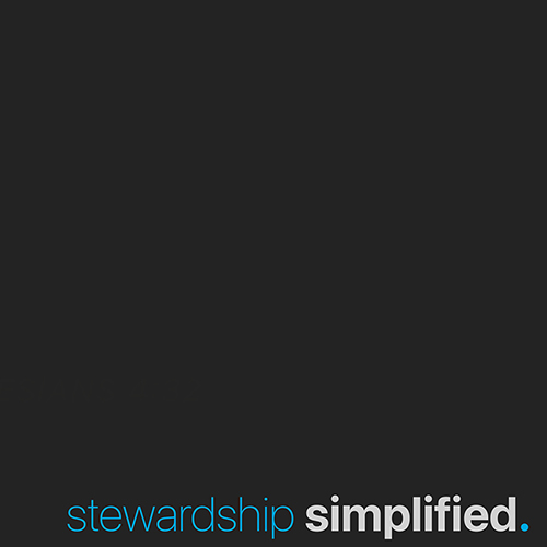 Image: Stewardship Simplified Message Series Cover