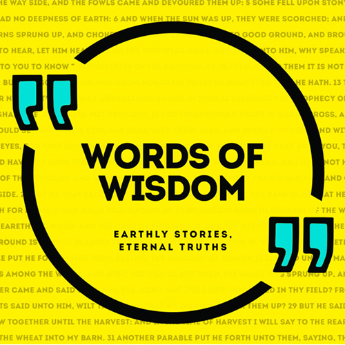 Image: Words of Wisdom Message Series Cover